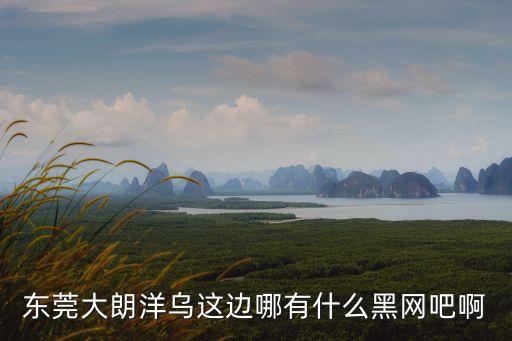 東莞黑網吧怎么找，東莞大朗洋烏這邊哪有什么黑網吧啊
