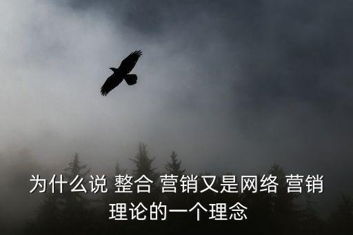 為什么說 整合 營銷又是網絡 營銷 理論的一個理念