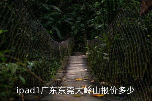 ipad1廣東東莞大嶺山報價多少