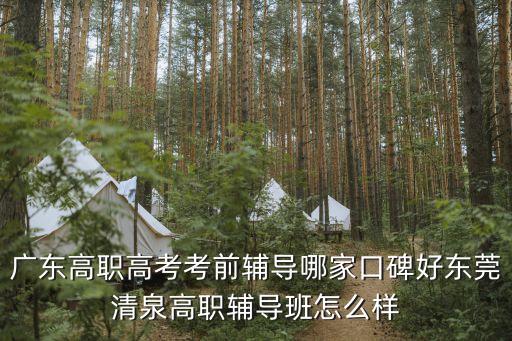東莞清泉高職高考輔導班，廣東省高職高考在哪考東莞清泉高職高考輔導班怎么樣