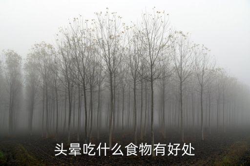 頭暈吃什么，時常頭暈應該吃些什么