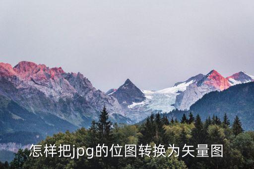 怎樣把jpg的位圖轉(zhuǎn)換為矢量圖