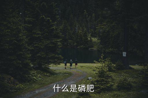 磷肥，什么是磷肥