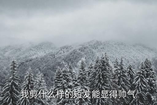 帥氣短發，我剪什么樣的短發能顯得帥氣