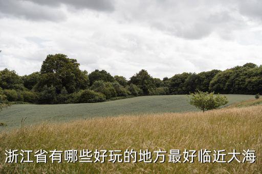 浙江省有哪些好玩的地方最好臨近大海