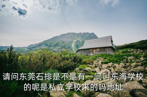 請(qǐng)問(wèn)東莞石排是不是有一間叫東海學(xué)校的呢是私立學(xué)校來(lái)的嗎地址
