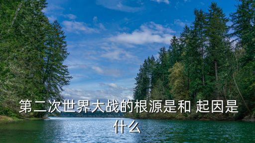  第二次世界大戰的根源是和 起因是什么