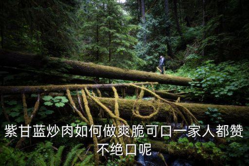 紫甘藍炒肉如何做爽脆可口一家人都贊不絕口呢
