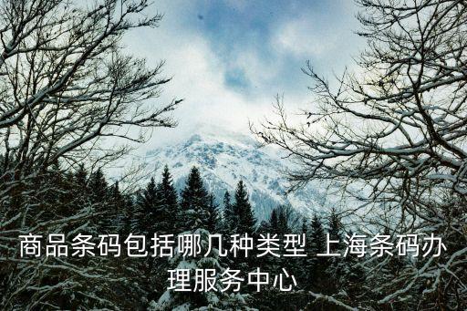 商品條碼包括哪幾種類型 上海條碼辦理服務中心