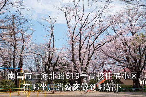 上海市申迪北路619號(hào)，南昌市上海北路619號(hào)高校住宅小區(qū)在哪坐幾路公交做到哪站下