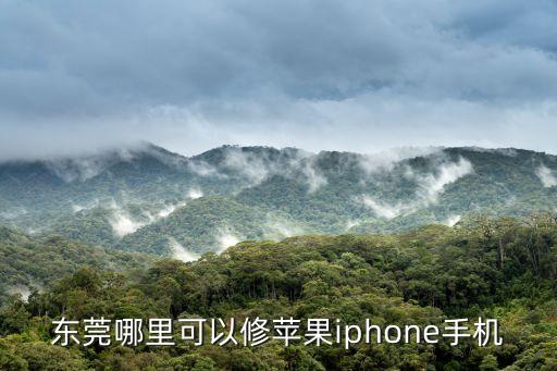 東莞哪里可以修蘋果iphone手機