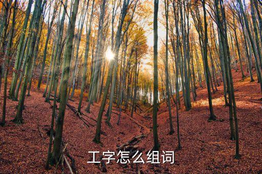 工組詞組，工字組詞