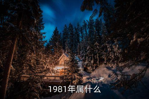 1981年屬什么