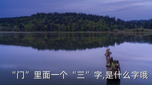 “門”里面一個“三”字,是什么字哦