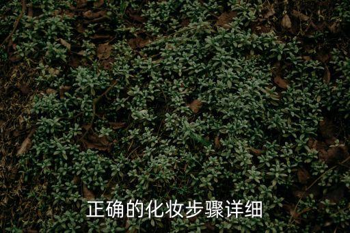 正確的化妝順序，正確的化妝步驟詳細