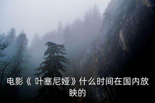 葉塞尼婭,從文化沙漠歸來的葉塞妮婭感動了億萬觀眾
