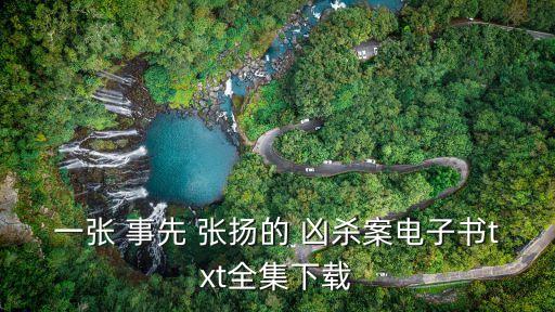 一張 事先 張揚(yáng)的 兇殺案電子書(shū)txt全集下載