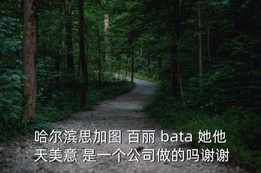 哈爾濱思加圖 百麗 bata 她他 天美意 是一個(gè)公司做的嗎謝謝
