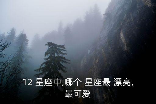 12 星座中,哪個 星座最 漂亮,最可愛