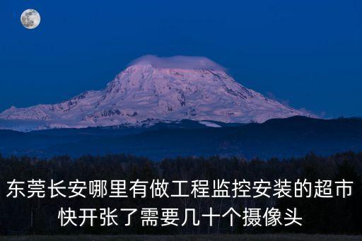 東莞長(zhǎng)安哪里有做工程監(jiān)控安裝的超市快開張了需要幾十個(gè)攝像頭