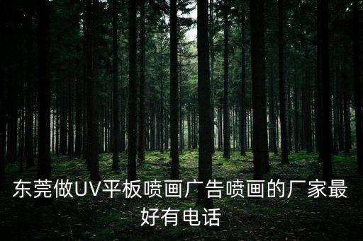 東莞做UV平板噴畫廣告噴畫的廠家最好有電話