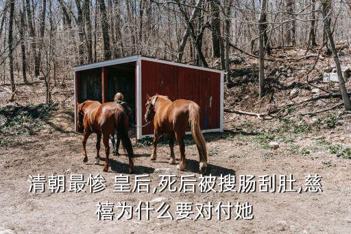 清朝最慘 皇后,死后被搜腸刮肚,慈禧為什么要對付她