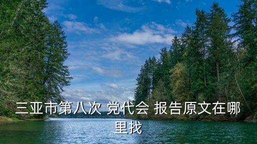 黨代會報告,主席團先提出處理意見再召集聽取和審議工作報告