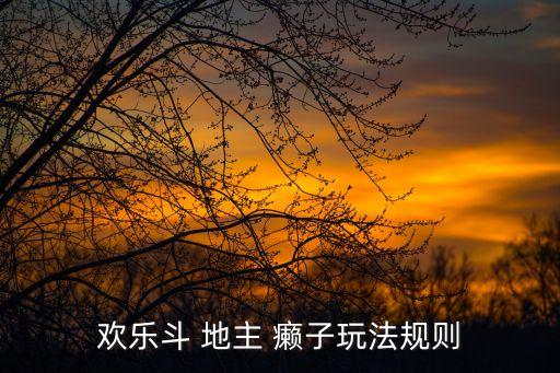 癩子斗地主,2打架地主殘局技巧第二篇:算牌