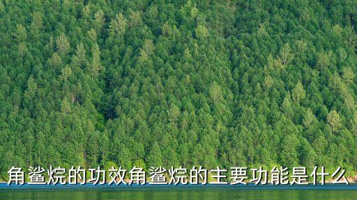 角鯊烷的功效，角鯊烷油的功效是什么琺資角鯊烷美容油可以用在護膚哪步