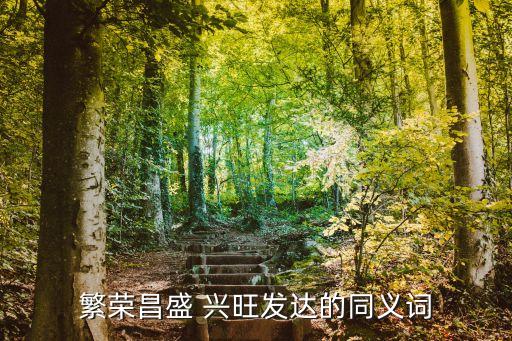 發達的近義詞，興旺發達近義詞