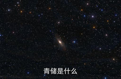 青儲是什么