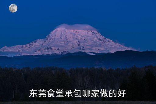 東莞食堂承包哪家做的好