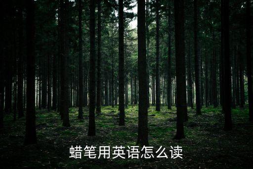 蠟筆的英語怎么讀，蠟筆用英語怎么讀