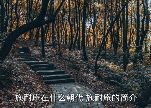 施耐庵的簡介,《水滸傳》作者施耐庵其人其事跡不詳