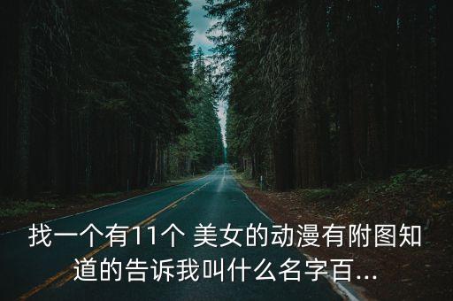 找一個有11個 美女的動漫有附圖知道的告訴我叫什么名字百...