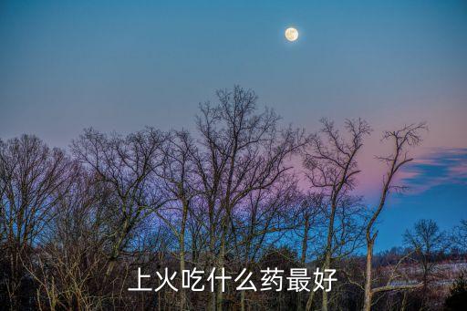 上火了吃什么藥好，上火了 吃什么藥最好