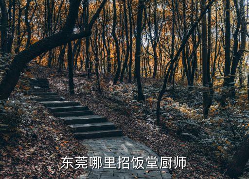 東莞哪里招飯堂廚師