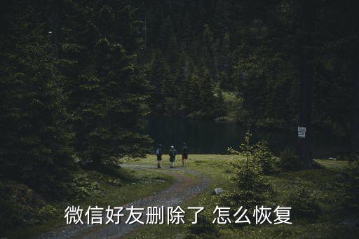 微信好友刪除了 怎么恢復(fù)