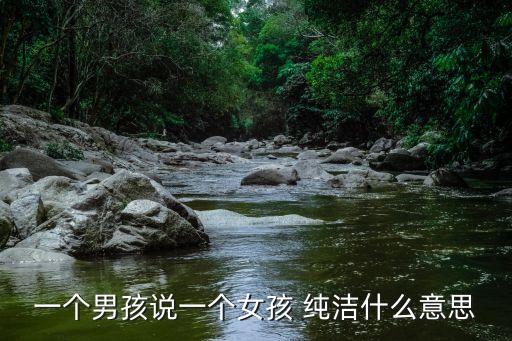 純潔的意思,我和你一樣希望被尊重!