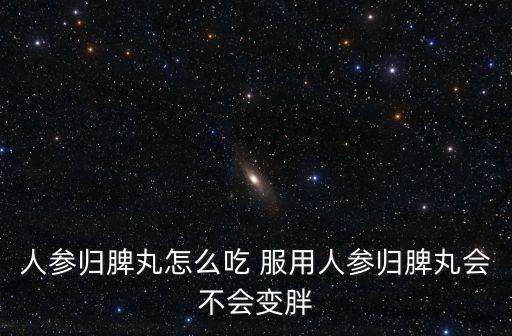 人參歸脾丸的成分，中藥人參歸脾丸