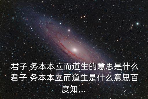 君子務(wù)本,君子務(wù)本，生而以道為本出自《論語(yǔ)》