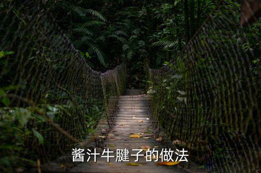 醬牛腱子的家常做法，自家制作醬牛腱子的方法