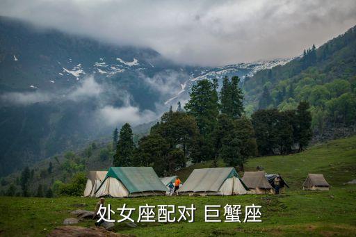  處女座配對 巨蟹座
