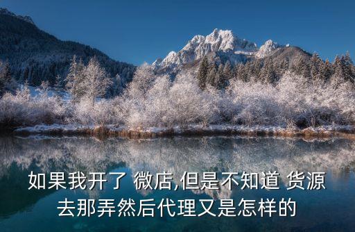 微店貨源,如何在微店展示商品?