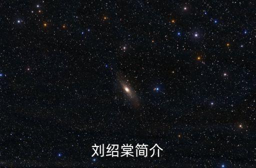 劉紹棠，劉紹棠簡介20字馬上快快快快快