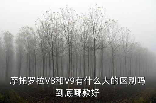 摩托羅拉V8和V9有什么大的區別嗎到底哪款好