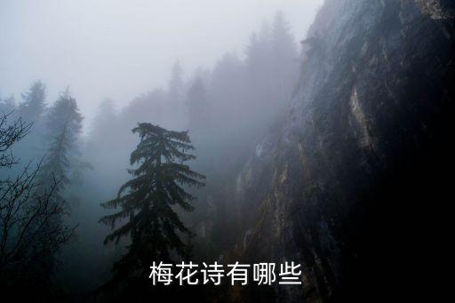 梅花詩，關(guān)于梅花的詩