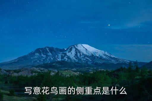寫意花鳥，大寫意花鳥和小寫意花鳥有什么區別啊為什么王雪濤的寫意畫是小寫