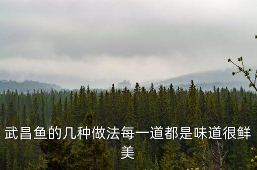 武昌魚怎么做好吃，武昌魚的幾種做法每一道都是味道很鮮美