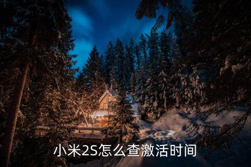 小米序列號查詢官網，小米2S怎么查激活時間